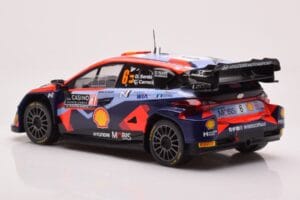 Hyundai i20 N Rally1 #6 D. Sordo / C. Carrera Rally Monte Carlo 2023 IXO 1:18 18RMC153B Kov – obrázok 5 z 6