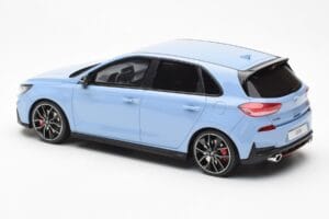 Hyundai i30 N Svetlo Modrý Otto 1:18 OT425 Živica – obrázok 5 z 6