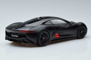 Jaguar C-X75 Čierny Almost Real 1:18 810605 Kov – obrázok 3 z 7
