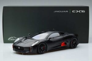 Jaguar C-X75 Čierny Almost Real 1:18 810605 Kov – obrázok 7 z 7
