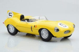 Jaguar D-Type #5 Ecurie Nationale Belge 24 Hours of Le Mans 1956 CMR 1:18 CMR143 Kov – obrázok 4 z 6