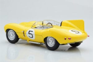 Jaguar D-Type #5 Ecurie Nationale Belge 24 Hours of Le Mans 1956 CMR 1:18 CMR143 Kov – obrázok 5 z 6