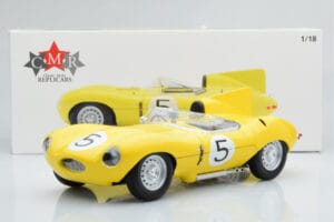 Jaguar D-Type #5 Ecurie Nationale Belge 24 Hours of Le Mans 1956 CMR 1:18 CMR143 Kov – obrázok 6 z 6