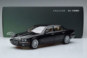 Jaguar XJ6 X350 Ebony Čierny Almost Real 1:18 810501 Kov – obrázok 11 z 11
