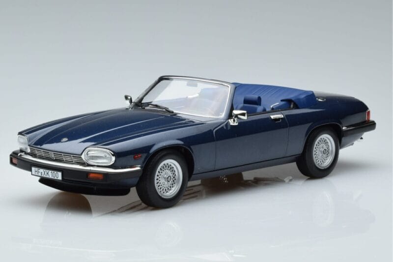 Jaguar XJS V12 Kabriolet Modrý Metalíza Limitovaná Edícia Norev 1:18 182636 Kov