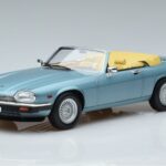 Jaguar XJS V12 Kabriolet Svetlomodrý Metalíza Norev 1:18 182635 Kov