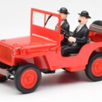 Jeep Willys Tintin 2 Figúrky UT Models 1:18