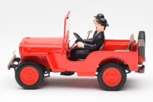 Jeep Willys Tintin 2 Figúrky UT Models 1:18 180150000 Kov – obrázok 3 z 6