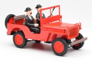 Jeep Willys Tintin 2 Figúrky UT Models 1:18 180150000 Kov – obrázok 4 z 6