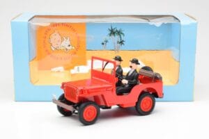 Jeep Willys Tintin 2 Figúrky UT Models 1:18 180150000 Kov – obrázok 6 z 6
