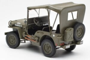 Jeep Willys S Plachtou UT Models 1:18 180149002 Kov – obrázok 5 z 6