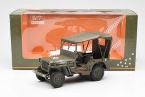 Jeep Willys S Plachtou UT Models 1:18 180149002 Kov – obrázok 6 z 6