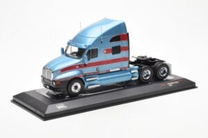 Kenworth T2000 Svetlo Modrý Červený IXO 1:43 TR180 Kov – obrázok 2 z 4