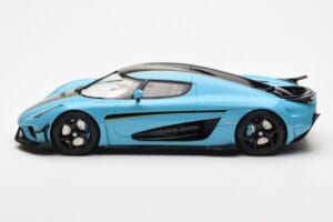 Koenigsegg Regera Baby Modrý GT Spirit 1:18 GT881 Živica – obrázok 3 z 6
