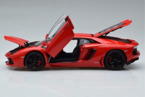 Lamborghini Aventador LP700-4 Andromeda Červený AUTOart 1:18 74669 Kov – obrázok 4 z 10