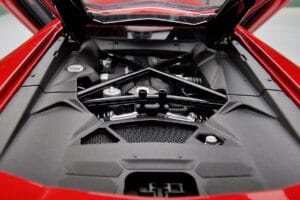 Lamborghini Aventador LP700-4 Andromeda Červený AUTOart 1:18 74669 Kov – obrázok 9 z 10
