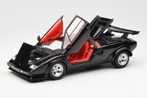 Lamborghini Countach LP 5000 Quattrovalvole Čierny Kyosho 1:18 08320BK Kov – obrázok 2 z 8