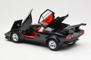 Lamborghini Countach LP 5000 Quattrovalvole Čierny Kyosho 1:18 08320BK Kov – obrázok 5 z 8