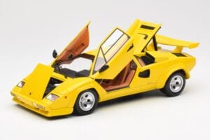 Lamborghini Countach LP 5000 Quattrovalvole Žltý Kyosho 1:18 08320Y Kov – obrázok 2 z 8