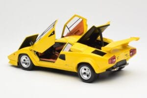 Lamborghini Countach LP 5000 Quattrovalvole Žltý Kyosho 1:18 08320Y Kov – obrázok 5 z 8