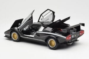 Lamborghini Countach LP 500R Čierny Kyosho 1:18 08320C Kov – obrázok 5 z 8