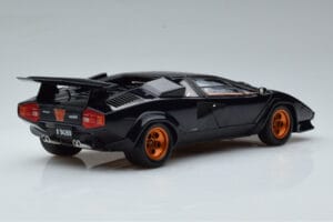 Lamborghini Countach LP500S Walter Wolf Tmavo Modrý Kyosho 1:18 08320D Kov – obrázok 3 z 11