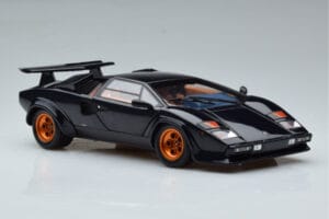 Lamborghini Countach LP500S Walter Wolf Tmavo Modrý Kyosho 1:18 08320D Kov – obrázok 6 z 11