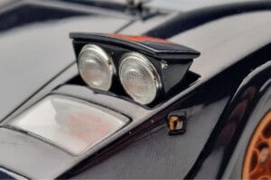 Lamborghini Countach LP500S Walter Wolf Tmavo Modrý Kyosho 1:18 08320D Kov – obrázok 10 z 11