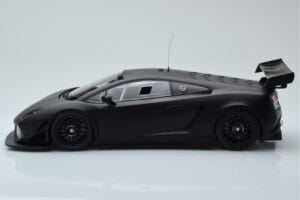 Lamborghini Gallardo LP600+ GT3 Matná Čierna Minichamps 1:18 151111100 Kov – obrázok 3 z 6