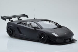 Lamborghini Gallardo LP600+ GT3 Matná Čierna Minichamps 1:18 151111100 Kov – obrázok 4 z 6
