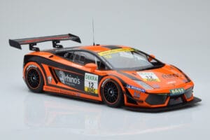 Lamborghini Gallardo LP600+ GT3 Rhinos Leipert Motorsport #12 A. Petrishin / D. Leiper ADAC GT Masters 2011 Minichamps 1:18 1 – obrázok 4 z 6