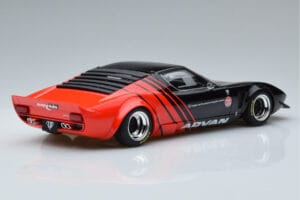 Lamborghini Miura LB Works Liberty Walk Advan GT Spirit 1:18 KJ033 Živica – obrázok 2 z 6