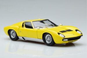 Lamborghini Miura SV Žltý Kyosho 1:18 08317Y Kov – obrázok 6 z 11