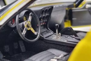 Lamborghini Miura SV Žltý Kyosho 1:18 08317Y Kov – obrázok 8 z 11