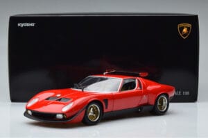 Lamborghini Miura SVR Červený Kyosho 1:18 08319RBK Kov – obrázok 9 z 9