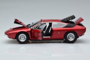 Lamborghini Urraco P250 Červený Kyosho 1:18 08446R Kov – obrázok 4 z 10