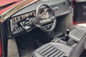Lamborghini Urraco P250 Červený Kyosho 1:18 08446R Kov – obrázok 8 z 10