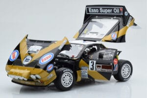 Lancia 037 ESSO #3 F. Tabaton Rally Targa Florio 1985 Kyosho 1:18 08306H Kov – obrázok 2 z 8