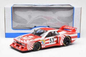 Lancia Beta Montecarlo Gr.5 #53 R. Patrese / E. Cheever 6 Hours of Silverstone 1980 MCG 1:18 MCG18814R Kov – obrázok 6 z 6
