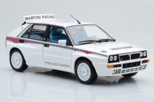 Lancia Delta HF Integrale 6 Biely Kyosho 1:18 08344E Kov – obrázok 6 z 8