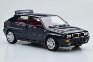 Lancia Delta HF Integrale Club Italia Modrý Kyosho 1:18 08343SC Kov – obrázok 6 z 8