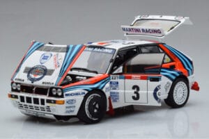 Lancia Delta HF Integrale Evoluzione #3 D. Auriol / B. Occelli Tour de Corse 1992 Kyosho 1:18 08348H Kov – obrázok 2 z 9