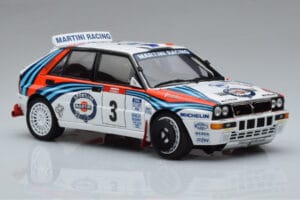 Lancia Delta HF Integrale Evoluzione #3 D. Auriol / B. Occelli Tour de Corse 1992 Kyosho 1:18 08348H Kov – obrázok 5 z 9