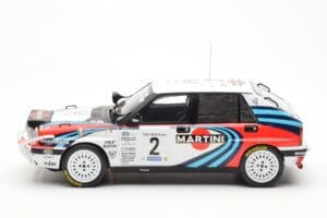 Lancia Delta Integrale 16V #2 M. Biasion / T. Siviero Rally Safari 1990 IXO 1:18 18RMC139A Kov – obrázok 3 z 6