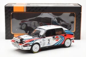 Lancia Delta Integrale 16V #2 M. Biasion / T. Siviero Rally Safari 1990 IXO 1:18 18RMC139A Kov – obrázok 6 z 6