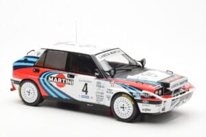 Lancia Delta Integrale 16V #4 A. Fiorio Rally Safari 1990 IXO 1:18 18RMC139B Kov – obrázok 4 z 6