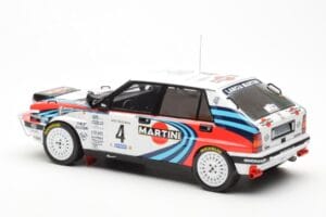 Lancia Delta Integrale 16V #4 A. Fiorio Rally Safari 1990 IXO 1:18 18RMC139B Kov – obrázok 5 z 6
