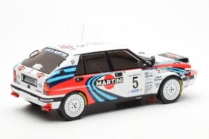 Lancia Delta Integrale 16V #5 J. Kankkunen / J. Piironen Rally Safari 1990 IXO 1:18 18RMC139C Kov – obrázok 2 z 6