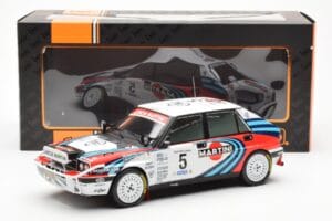 Lancia Delta Integrale 16V #5 J. Kankkunen / J. Piironen Rally Safari 1990 IXO 1:18 18RMC139C Kov – obrázok 6 z 6