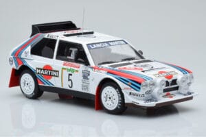 Lancia Delta S4 #5 M. Biasion / T. Siviero Rally San Remo 1986 IXO 1:18 18RMC130B Kov – obrázok 4 z 6